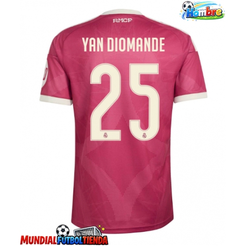 Camiseta Real Madrid Yan Diomande #25 Tercera Equipación Replica 2026-27 mangas cortas
